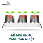 Đèn LED Âm Trần Rọi Turquoise 12W DA-GL-1*12SS-V88-V/TT/T